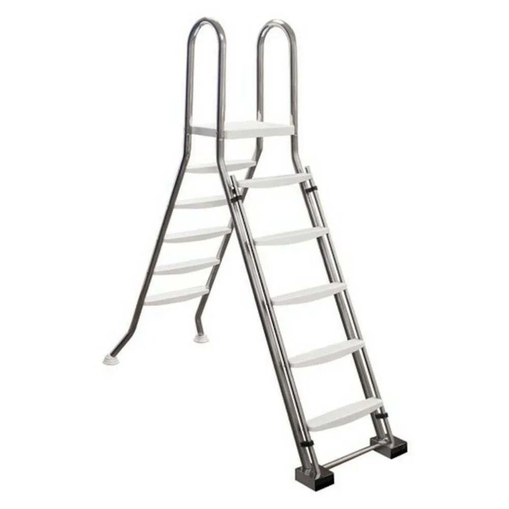 Astral Aisi-Ø43 Säkerhetsstegsteg Med Plattform För Ovan Mark Pooler 2x3 304l 1m unisex, Inox, One Size