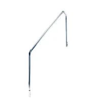 Astral Aisi316 18/8/2 Ø Utgångsgrepp Med Fästen Och Flänsar 43mm 1.220mm unisex