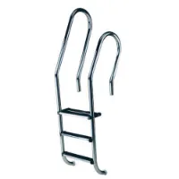 Astral Blandad Aisi316 Poolstege + 1 Dubbel Säkerhetssteg 2 Trappsteg unisex