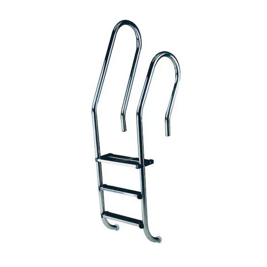 Astral Blandad Aisi316 Poolstege + 1 Dubbel Säkerhetssteg 3 Trappsteg unisex, Inox, One Size