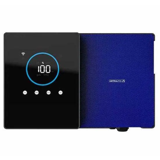 Astral Clear Connect 21 G/h Upp Till 90 M³ Saltvattenklorinator unisex, Black / blue, One Size