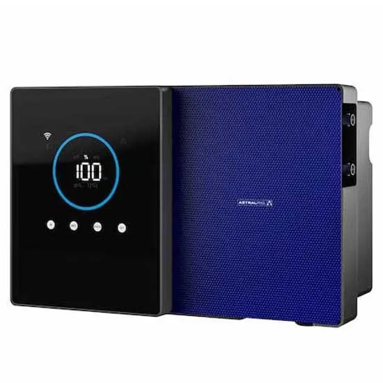 Astral Clear Connect Skalbar 7 G/h Upp Till 30m³ Saltvattenklorinatorsystem unisex, Black / blue, One Size