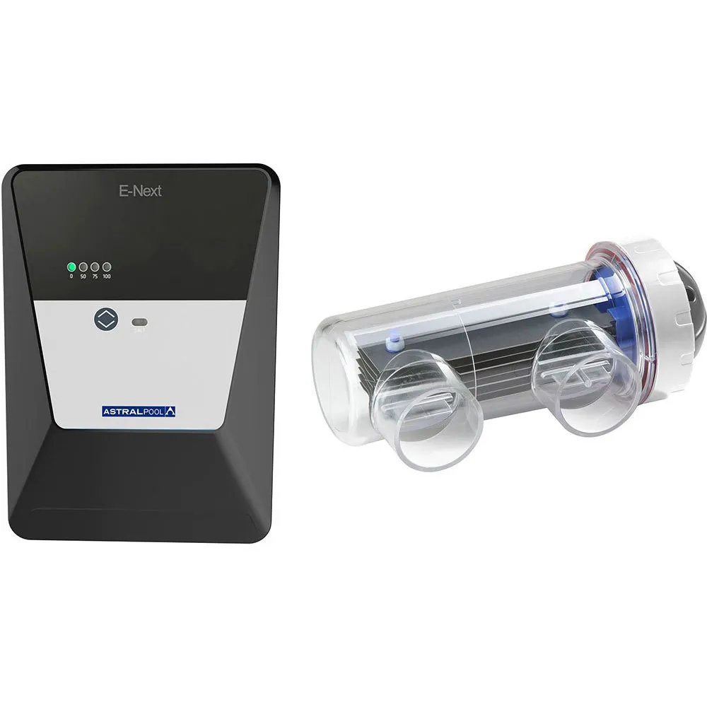 Astral E-next Upp Till 90m3 21g/h Saltvatten Klorinator System unisex, Black, 90m³