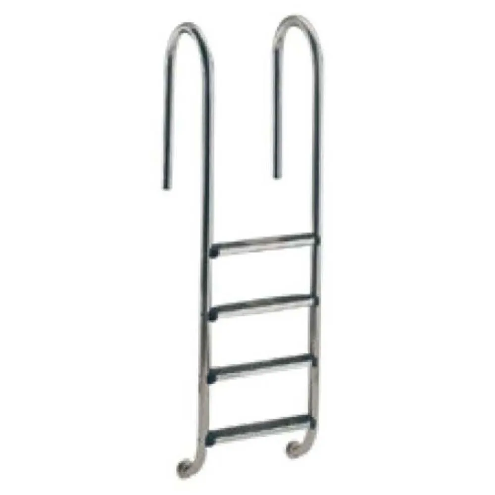 Astral Muro Aisi316 Poolstege 5 Lyxsteg unisex, Inox / black, One Size