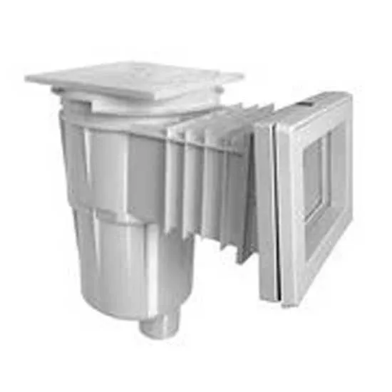Astral Polyester 35665 6:e Graders Skimmer Standard Långt Munstycke Fyrkantigt Lock För Pool 17.5l unisex, White, One Size