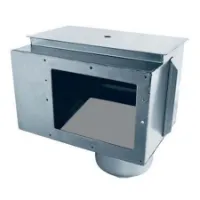 Astral Rostfritt Stål 00254 A-100 Skimmer I Suganslutning 2´´ Gänga unisex