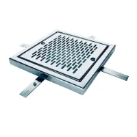 Astral Rostfritt Stål 00285 Aisi304 Dräneringsgaller I 300x300mm unisex