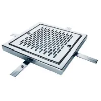 Astral Rostfritt Stål 00286 Aisi304 Avloppsgaller I 400x400mm unisex