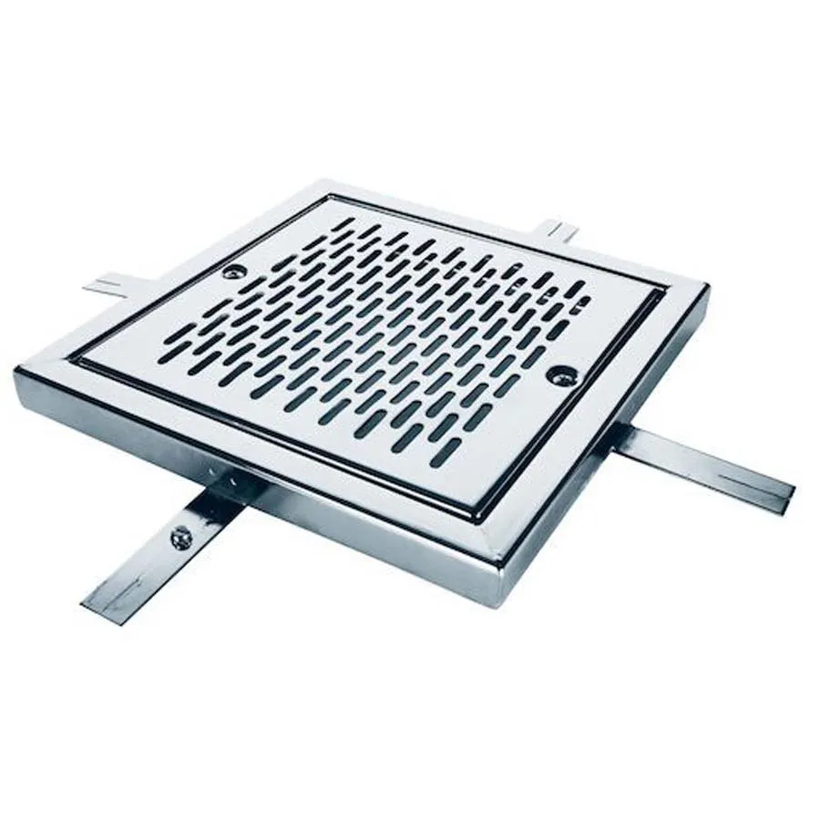 Astral Rostfritt Stål 00286 Aisi304 Avloppsgaller I 400x400mm unisex, Chromed, One Size Astral Rostfritt Stål 00286 Aisi304 Avloppsgaller I 400x400mm unisex, Chromed, One Size