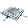Astral Rostfritt Stål 00286 Aisi304 Avloppsgaller I 400x400mm unisex, Chromed, One Size