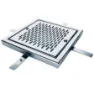 Astral Rostfritt Stål 00287 Aisi304 Avloppsgaller I 500x500mm unisex, Chromed, One Size