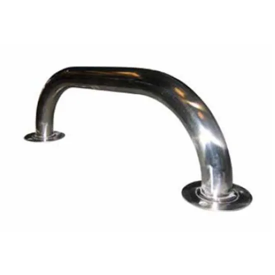 Astral Rostfritt Stål Ø-ledstång Med Monteringsflänsar 43mm 2m unisex, Inox, 2m Ø43mm