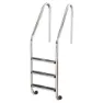 Astral Standard Aisi316 Poolstege 2 Lyxsteg unisex, Inox / black, One Size