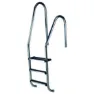Astral Standard Aixi316 Poolstege + 1 Dubbel Säkerhetssteg Osymmetrisk 2 Trappsteg unisex, Inox, One Size