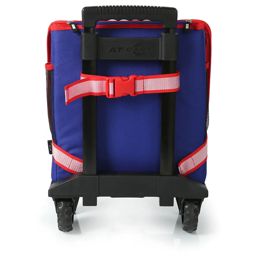 Atlet Bärbar Kylväska Med Vagn För 50 Burkar, Blue, One Size Atlet Bärbar Kylväska Med Vagn För 50 Burkar, Blue, One Size
