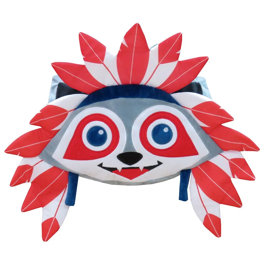 Atlet Indi Plush Ryggsäck, Red / white