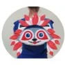 Atlet Indi Plush Ryggsäck, Red / white