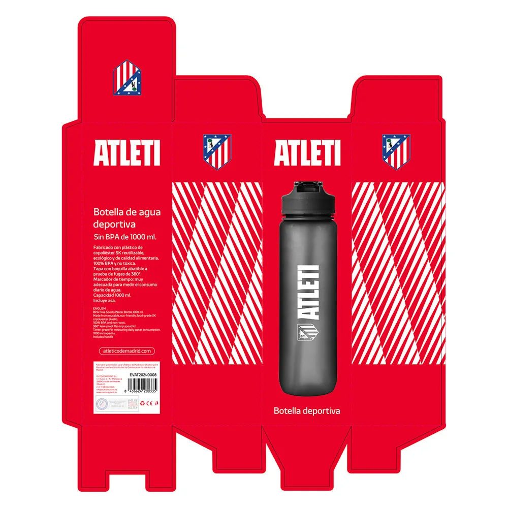 Atlet Termosflaska 1l, Black, One Size Atlet Termosflaska 1l, Black, One Size