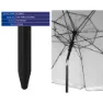 Atosa 22/25 Mm Orientable Oxford Aluminium Parasoll 200 Cm unisex