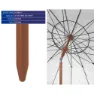 Atosa Orienterbara Orxford-fransar I Aluminium 3-pack Parasoll 29/32 Mm 240 Cm unisex, Multicolor, One Size