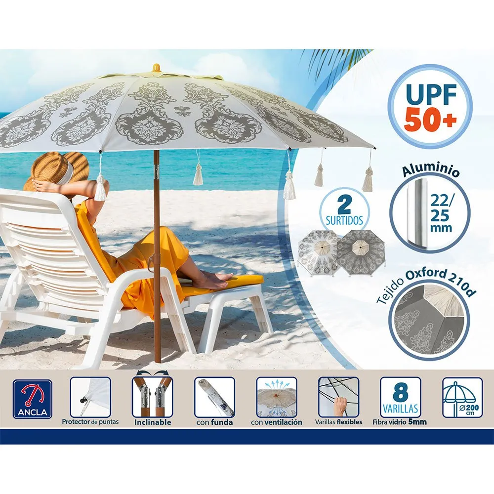 Atosa Strandparasoll 200 Cm unisex