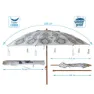 Atosa Strandparasoll 200 Cm unisex