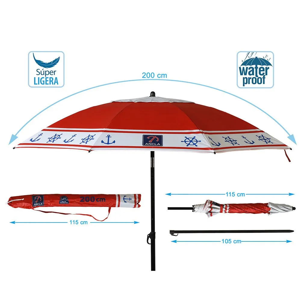 Atosa Strandparasoll 200 Cm unisex