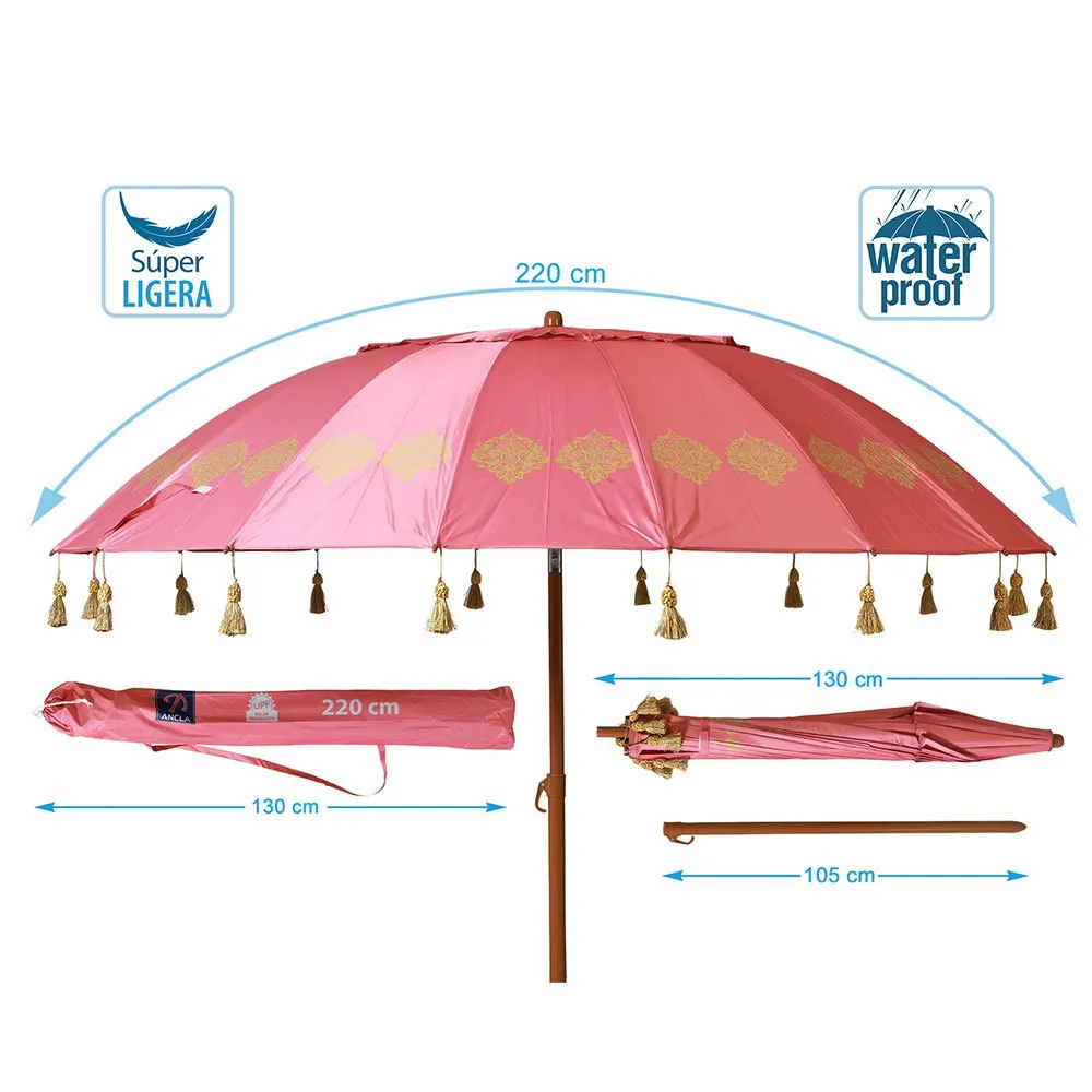 Atosa Strandparasoll 220 Cm Refurbished unisex, Pink, One Size Atosa Strandparasoll 220 Cm Refurbished unisex, Pink, One Size