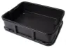 Atranvelo Bakery Lådkorg med plast AVS, Black, One Size