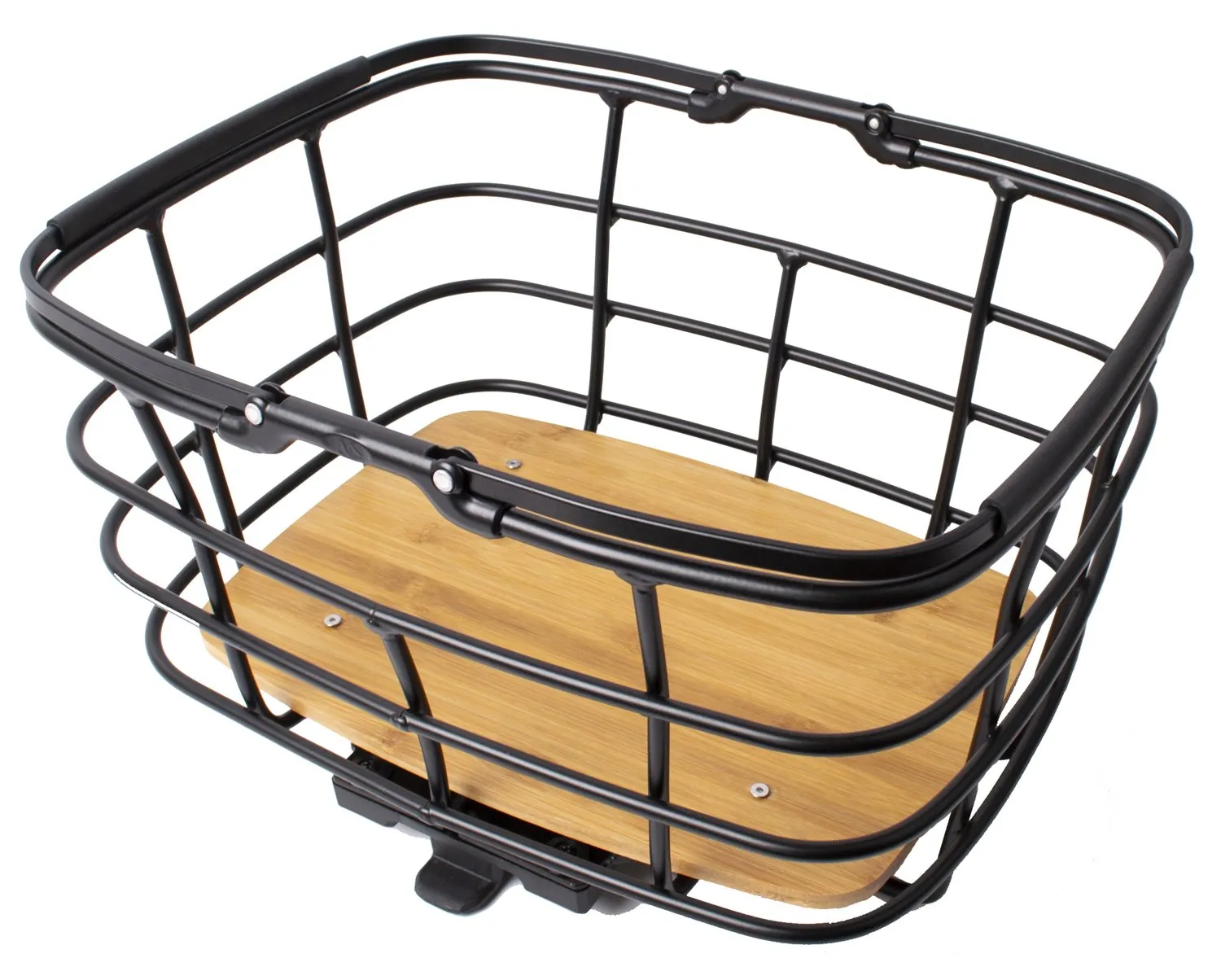 Atranvelo Duo L AVS Korg med träbotten, Black, One Size