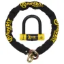 AUVRAY Disc Medium Loop D.13.5 100 Sra Kedjelås, Black / yellow, One Size