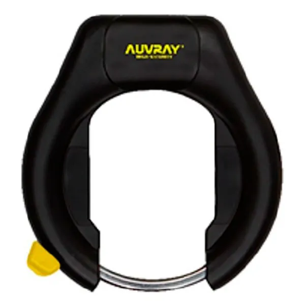 AUVRAY Evo Cykelramlås, Black / yellow, One Size AUVRAY Evo Cykelramlås, Black / yellow, One Size
