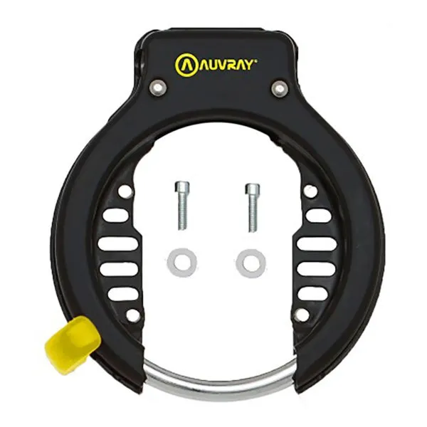 AUVRAY Mega Cykelramlås, Black / yellow, One Size AUVRAY Mega Cykelramlås, Black / yellow, One Size