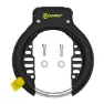 AUVRAY Mega Cykelramlås, Black / yellow, One Size