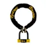 AUVRAY Xtrem Kedjelås, Black / yellow, 100cm