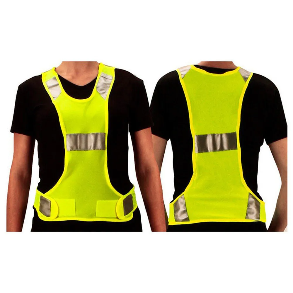 Avento Led Reflekterande Löparväst unisex, Fluorescent yellow, One Size