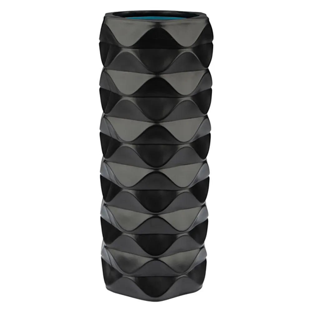 Avento Message Foam Wave Massage Rulle, Black / blue, 33cm