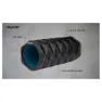 Avento Message Foam Wave Massage Rulle, Black / blue, 33cm