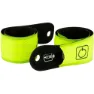 Avento Slap-on Rechargeable Led Armband 2 Enheter unisex, Fluorescent yellow / silver grey, One Size