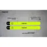 Avento Slap-on Rechargeable Led Armband 2 Enheter unisex, Fluorescent yellow / silver grey, One Size