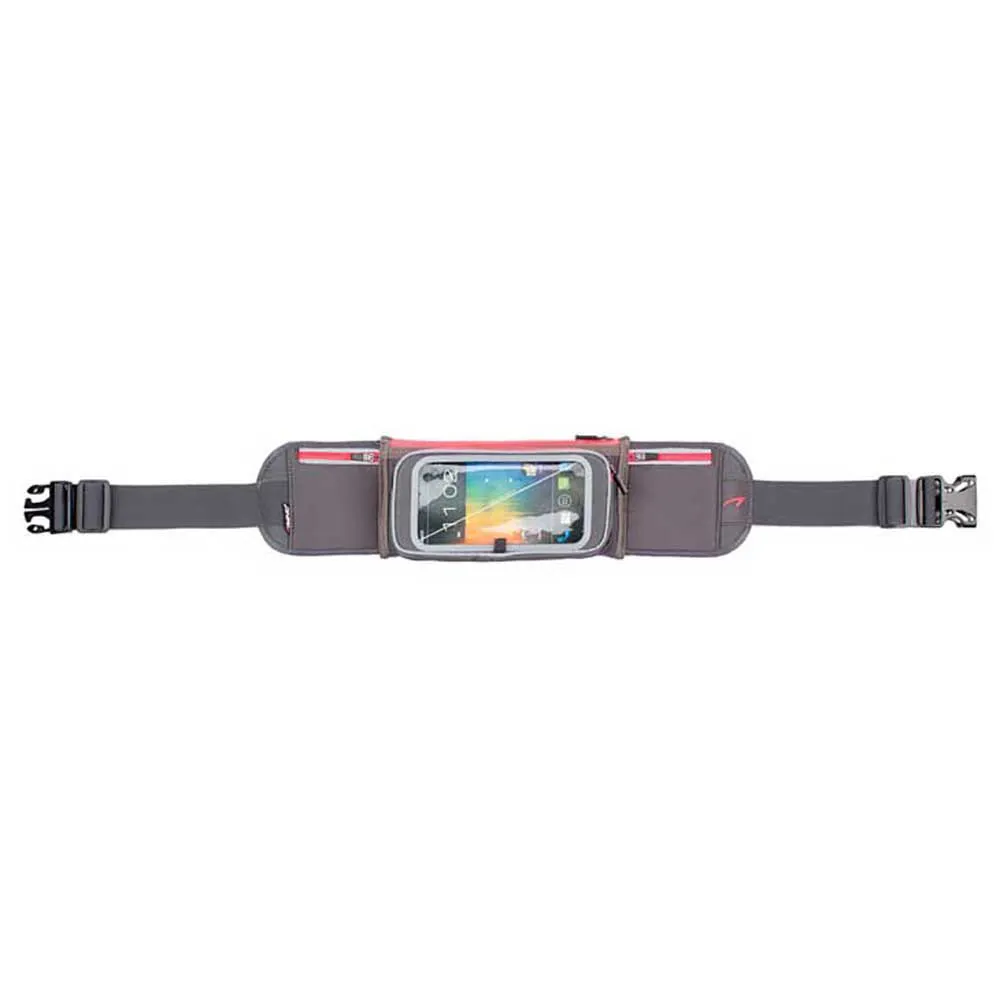 Avento Sportbälte Med Flip-up-fodral För Smartphone unisex, Grey / pink / silver, One Size