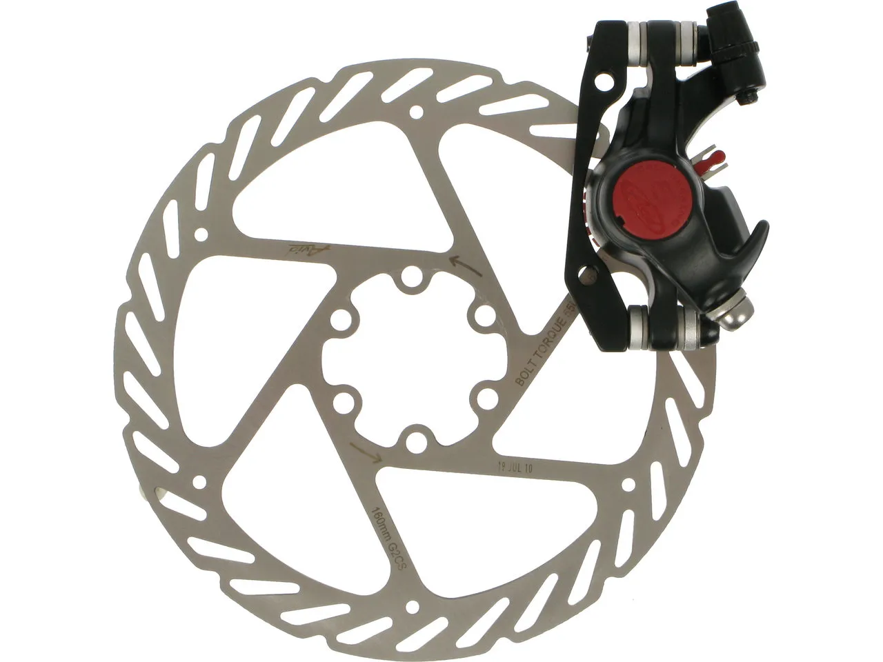 Avid BB5 MTB Scheibenbremse mit Bremsscheibe, Black, 160mm Avid BB5 MTB Scheibenbremse mit Bremsscheibe, Black, 160mm