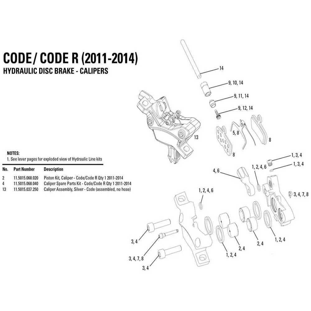 Avid Code/guide Re Reservdelssats, Black, One Size Avid Code/guide Re Reservdelssats, Black, One Size