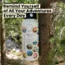 Awesome Maps Adventure World 1l Termosflaska, White, One Size