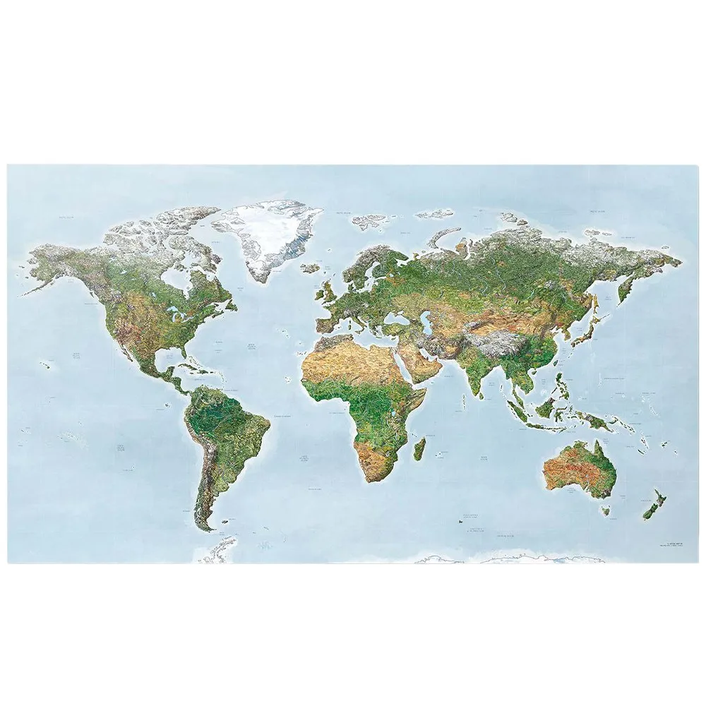 Awesome Maps Green Karta, One size
