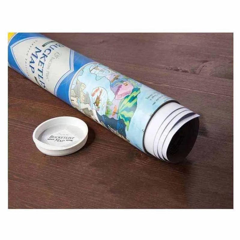 Awesome Maps Scratch And Discover Karta, Multicolour, One Size