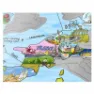 Awesome Maps Scratch And Discover Karta, Multicolour, One Size