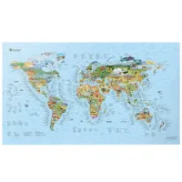 Awesome Maps Surftrip Best Surf Beaches Of The World Original Colored Edition Karta Awesome Maps Surftrip Best Surf Beaches Of The World Original Colored Edition Karta