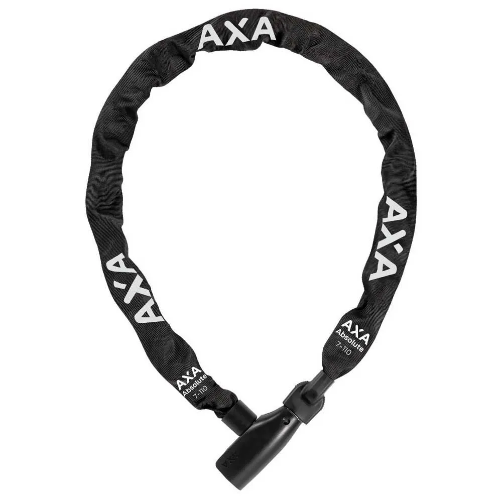 Axa Absolute 7/110 Kedjelås, Black / white, One Size Axa Absolute 7/110 Kedjelås, Black / white, One Size