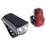 Axa Absolute C5-90/dwn 50 Cykellampset, Black / red, One Size
